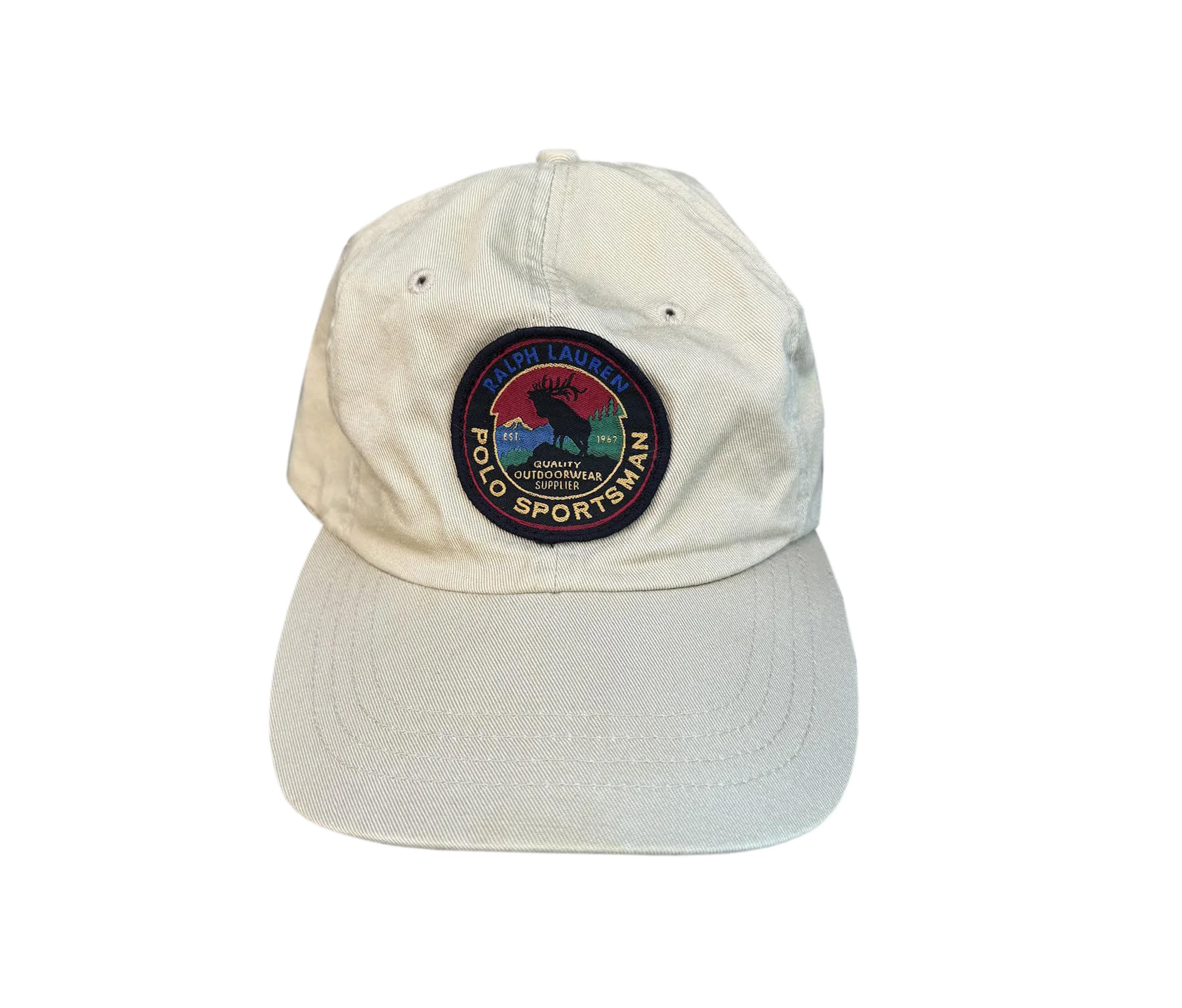 Vintage Polo Sport Ralph Lauren Sportsman Khaki Hat — RootsBK